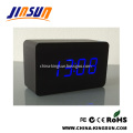 Fashion Clock For Table Black With Blue Led